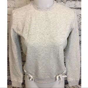 NWT 7 For All Mankind Girls Gray Sweater Size XL